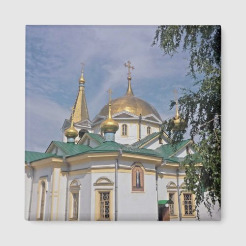 Russian orthodox church in Russia Magnet