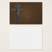 Russian orthodox cross (Front & Back)