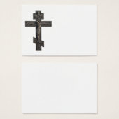 Russian orthodox cross (Front & Back)
