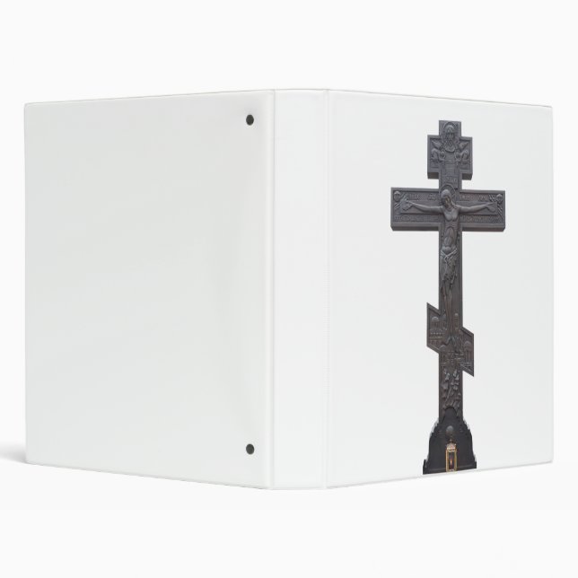 Russian orthodox cross 3 ring binder (Background)