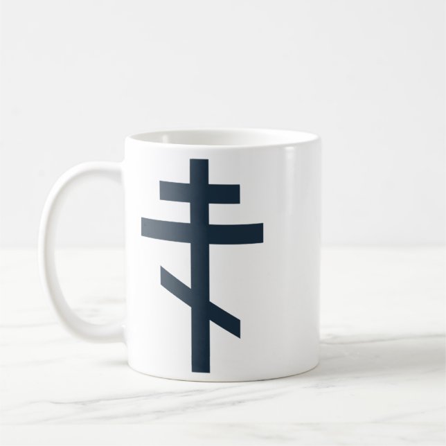 Russian Orthodox cross Coffee Mug (Left)