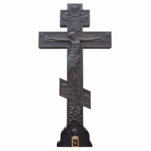 Russian orthodox cross cutout