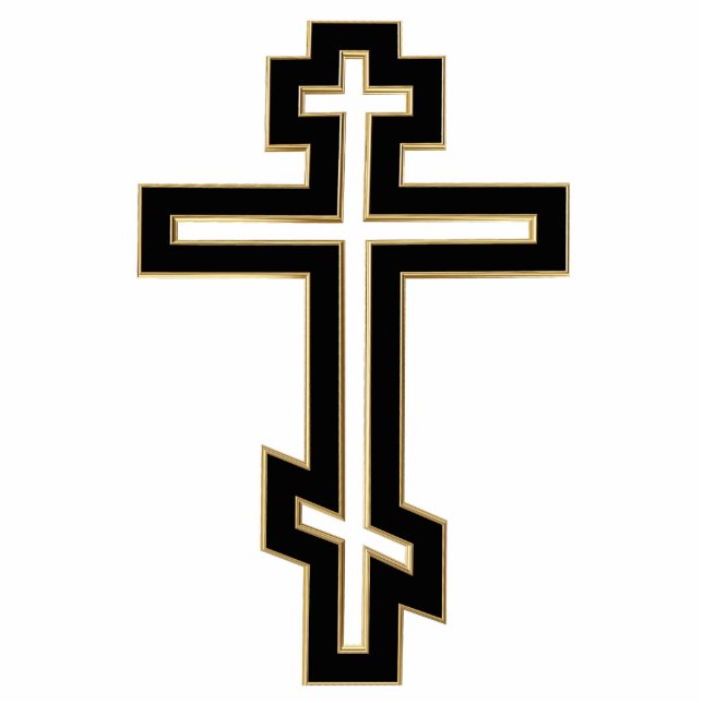 Russian orthodox cross cutout (Front)