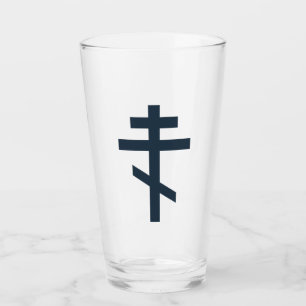 Russian Orthodox cross Glass