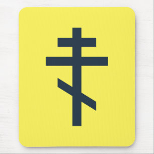 Russian Orthodox cross Mouse Pad