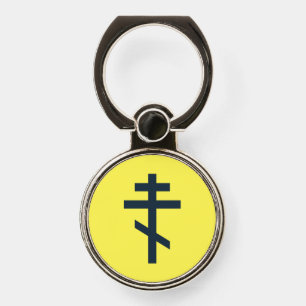 Russian Orthodox cross Phone Ring Stand