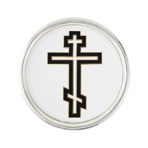 Russian orthodox cross pin