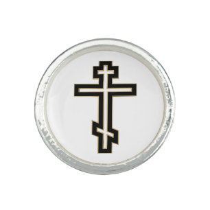 Russian orthodox cross ring