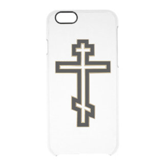 Russian orthodox cross clear iPhone 6/6S case