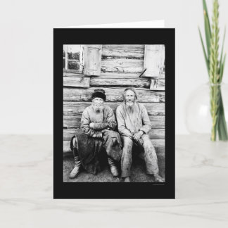Russian Peasants Log Cabin 1895 Card