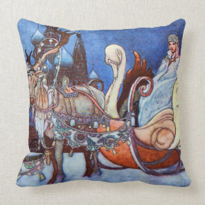 Russian Princess Charles Robinson Illustration Throw Pillow