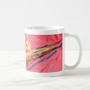 russian rifles mosin, sks coffee mug