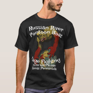 Russian River Kenai Peninsula Cage Fighting T-Shirt
