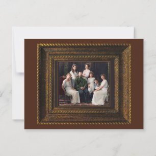 Russian Royal Martyrs Romanov Martyred 7-17-1918 Postcard