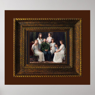 Russian Royal Martyrs Romanov Poster Print