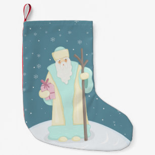 Russian Santa Claus Small Christmas Stocking