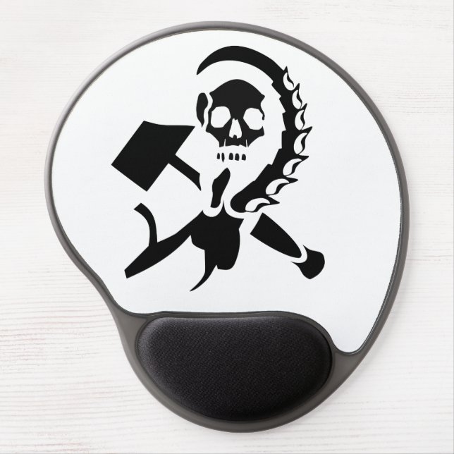 Russian Sickle and Hammer Evil Invasion Gel Mouse Pad (Front)