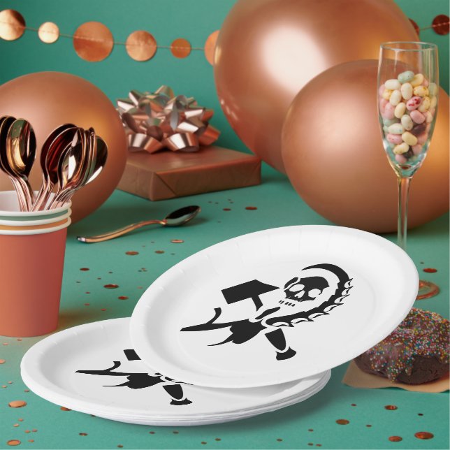Russian Sickle and Hammer Evil Invasion Paper Plates (Multi)