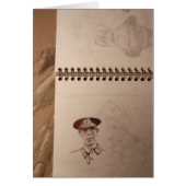 Russian Soldier Sketchbook Card (Front)