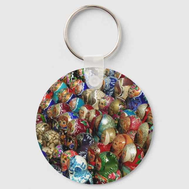 Russian souvenirs Keychain (Front)