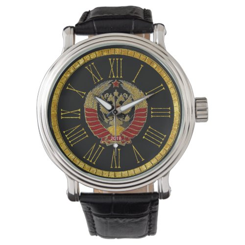 Russian Soviet Coat of Arms Watch