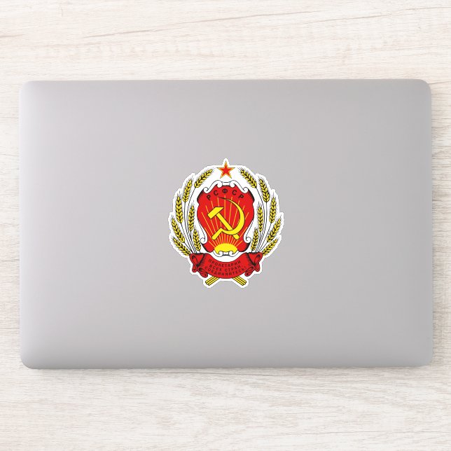 Russian Soviet Federative Socialist Republic Stick Sticker (Computer)