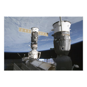 Russian Soyuz and Progress spacecrafts Photo Print