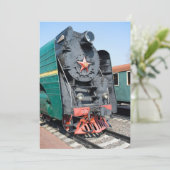 Russian steam locomotive P36-0001. Built in 1950 (Standing Front)