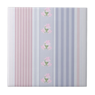 Russian, striped , patchwork ceramic tile