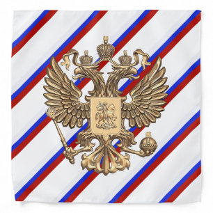 Russian stripes flag bandana