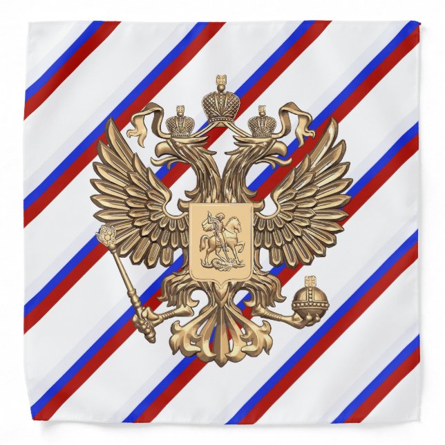 Russian stripes flag bandana (Front)