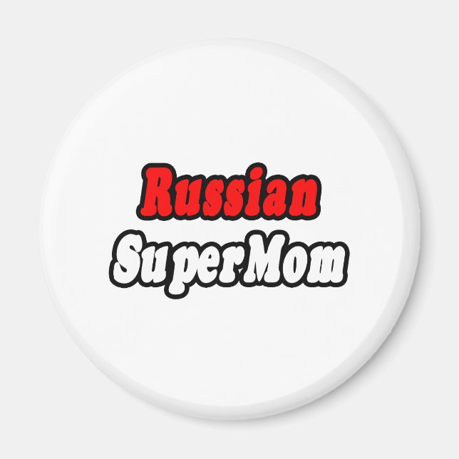 Russian SuperMom Magnet (Front)