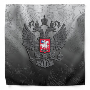 Russian symbol gray flag bandana