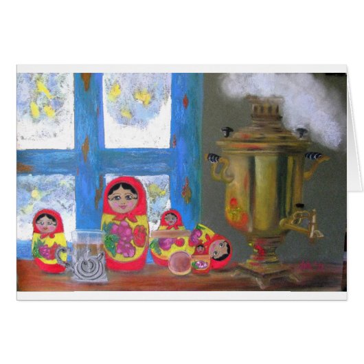 russian tea time cards (Front Horizontal)