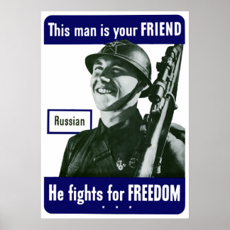 Russian -- This Man Is Your Friend Poster