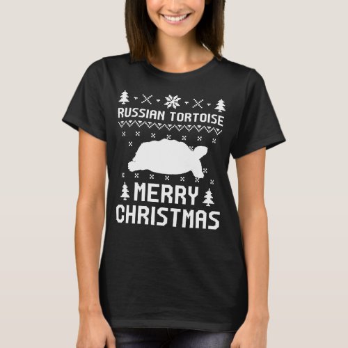 RUSSIAN TORTOISE Merry christmas Sweaters T_shirt