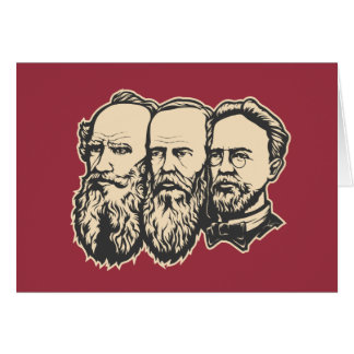 Russian Troika: Tolstoy, Dostoevsky, Chekhov Cards