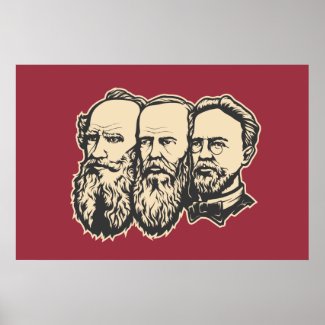 Russian Troika: Tolstoy, Dostoevsky, Chekhov Poster