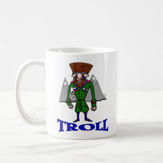 Russian Troll Cartoon Coffee Coffee Mug