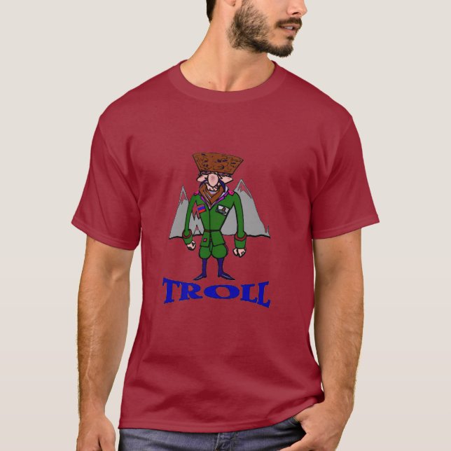 Russian Troll Cartoon T-Shirt (Front)
