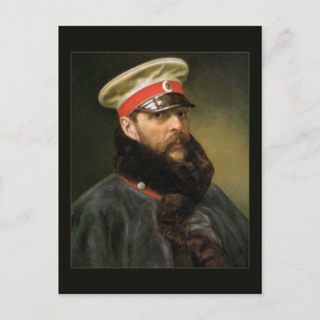 Russian Tsar Alexander II Postcard (Front)