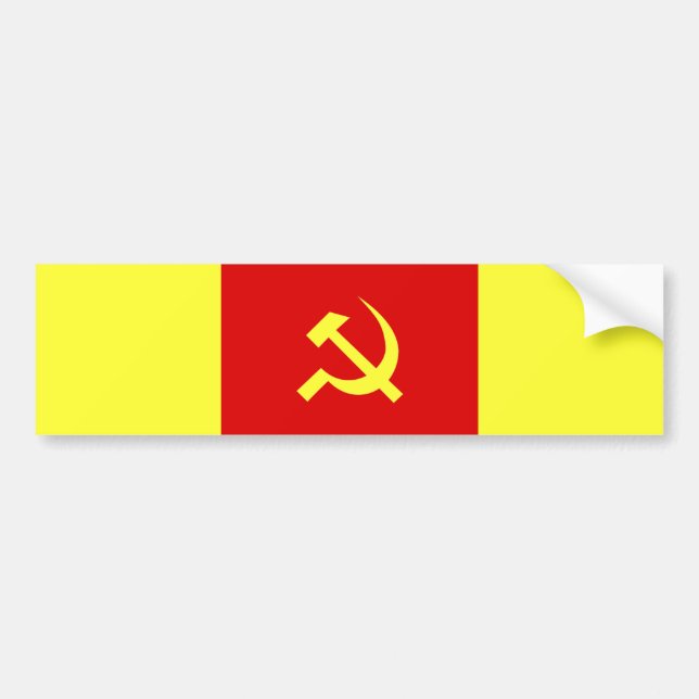 Russian USSR Hammer & Sickle Bumpersticker Bumper Sticker (Front)