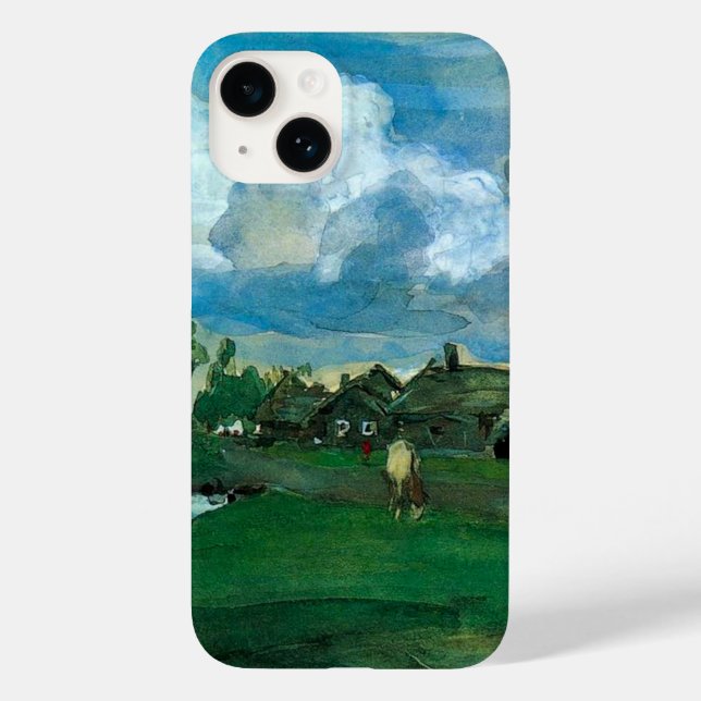 Russian Village Valentin Serov Case-Mate iPhone Case (Back)