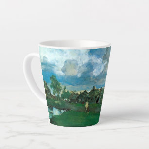 Russian Village Valentin Serov Latte Mug