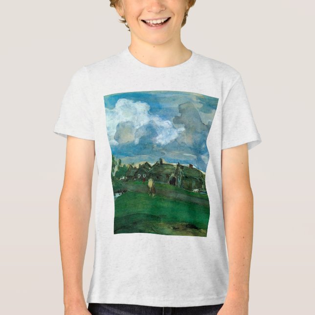 Russian Village Valentin Serov Tri-Blend Shirt (Front)