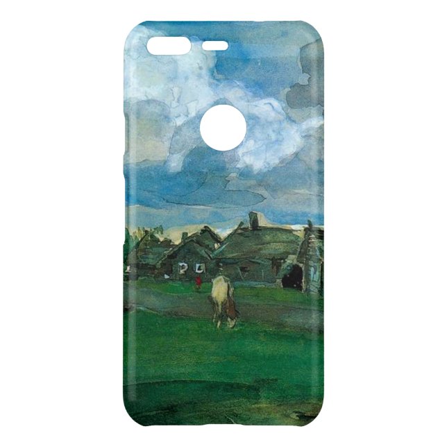 Russian Village Valentin Serov Uncommon Google Pixel Case (Back)