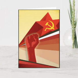 communist birthday card