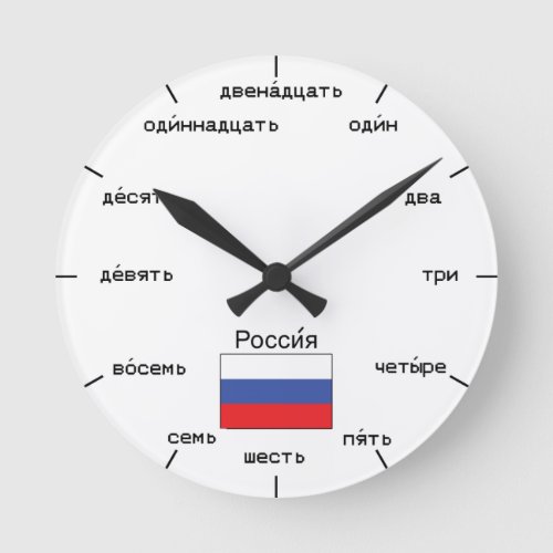Russian Wall Clock