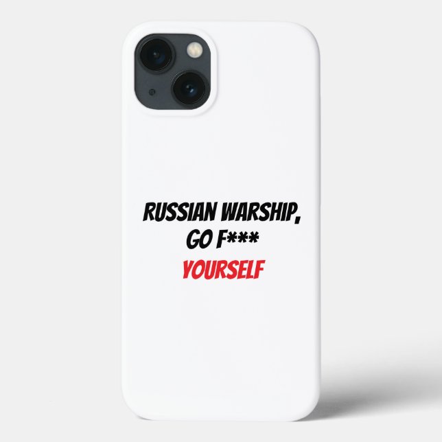 Russian Warship, go f*** yourself Case-Mate iPhone Case (Back)
