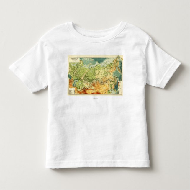 RussiaPanoramic MapRussia Toddler T-shirt (Front)